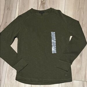 Banana Republic Olive Green Crewneck Pullover